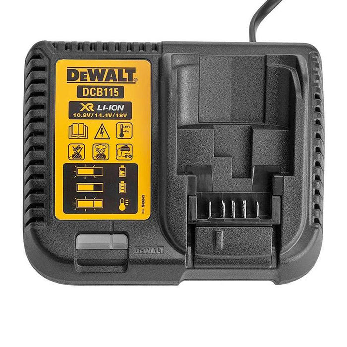 ENERGIE-Set DEWALT mit 2 Akkus 5,0 Ah 18V DCB184-XJ und einem Ladegerät DCB115-XJ