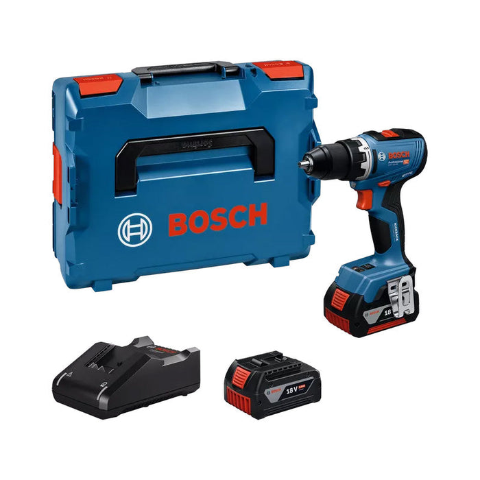 Akku-Bohrschrauber BOSCH GSR 18V-65 06019N3203 mit 2 Akkus GBA18V 5,0Ah in L-Box