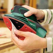 Multischleifer BOSCH DIY PSM 80 A mit Schleifblättern und Koffern