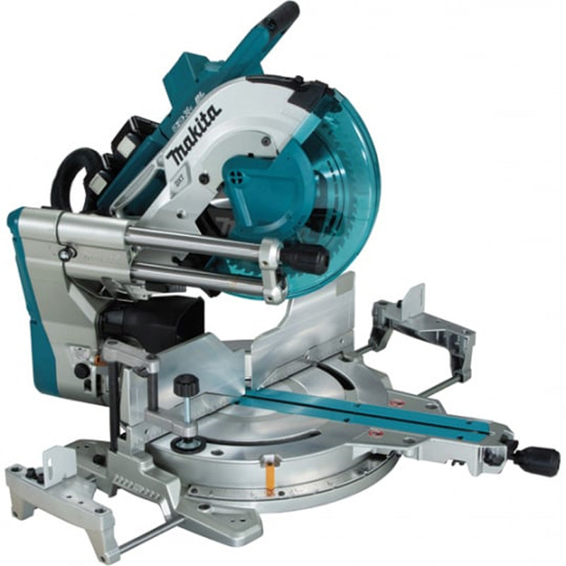 Kapp-Zugsäge Ø 305 mm 2x5Ah 18V LXT® MAKITA DLS211PT2U Doppelladegerät + AWS-Chip