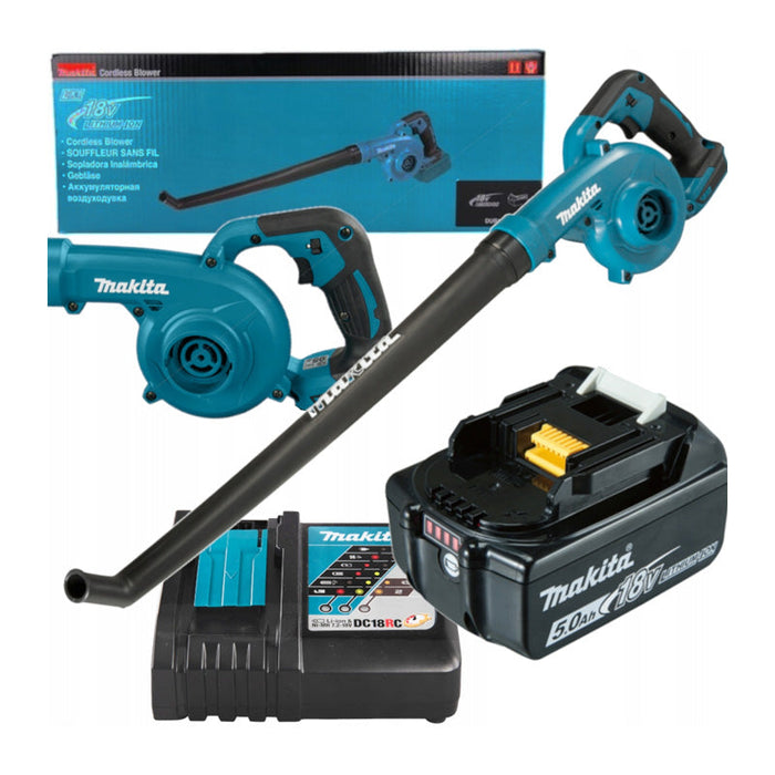 Gebläse MAKITA 18V MAKITA DUB186RT + Akku BL1850 + Ladegerät DC18RC
