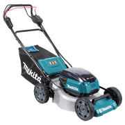 Rasenmäher 46 cm LXT 36 V MAKITA DLM465PT4 mit 4 Akkus 18 V 5,0 Ah und Schnellladegerät