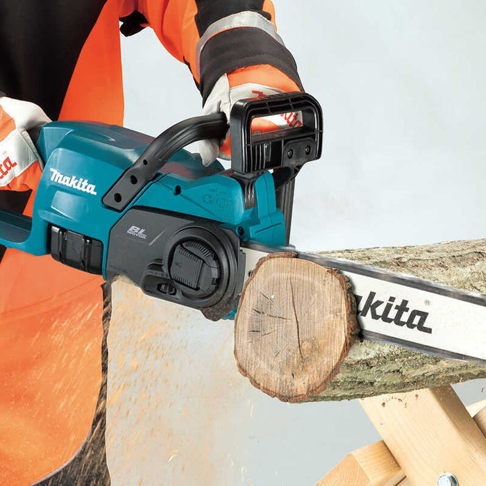 Akku-Kettensäge 18V MAKITA DUC357ZX3 35 cm Brushless (ohne Akku)