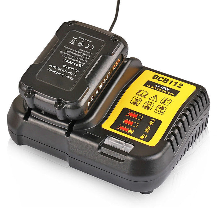 DEWALT Akku-Ladegerät DCB112-XJ 10,8 V bis 18 V Li-Ion