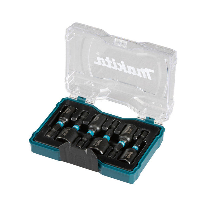 Koffer mit 6 Impact-Stecknüssen mit Schaft MAKITA E-15768 BLACK