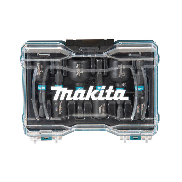 Koffer mit 6 Impact-Stecknüssen mit Schaft MAKITA E-15768 BLACK