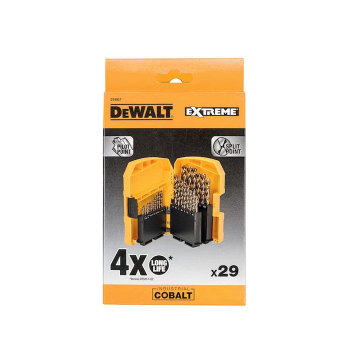 Koffer mit 29 Metallbohrern DEWALT DT4957-QZ Extreme Cobalt HSS-CO