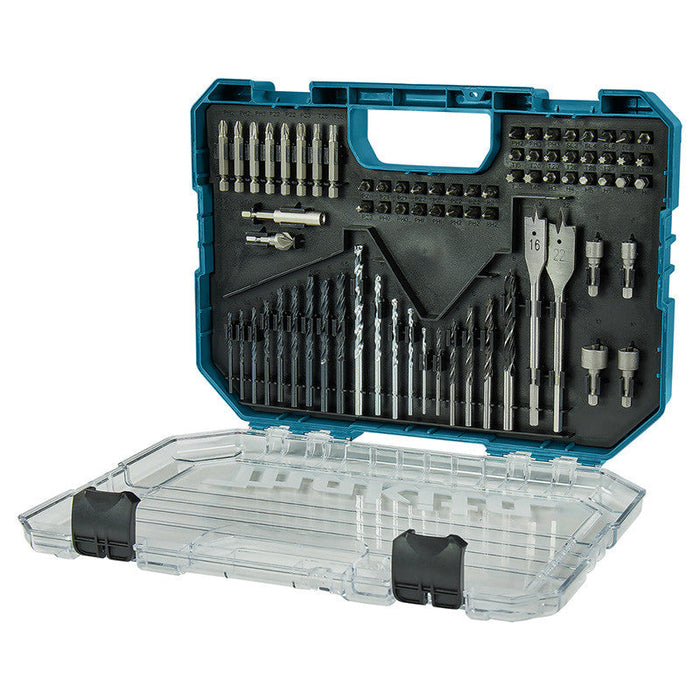 Koffer mit 75 Bohr- und Schraubzubehörteilen MAKITA E-15126