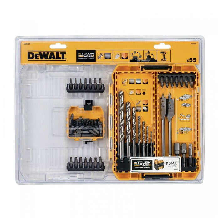 Toughcase Koffer für Holz und Metall, 55-teilig DEWALT DT70757-QZ