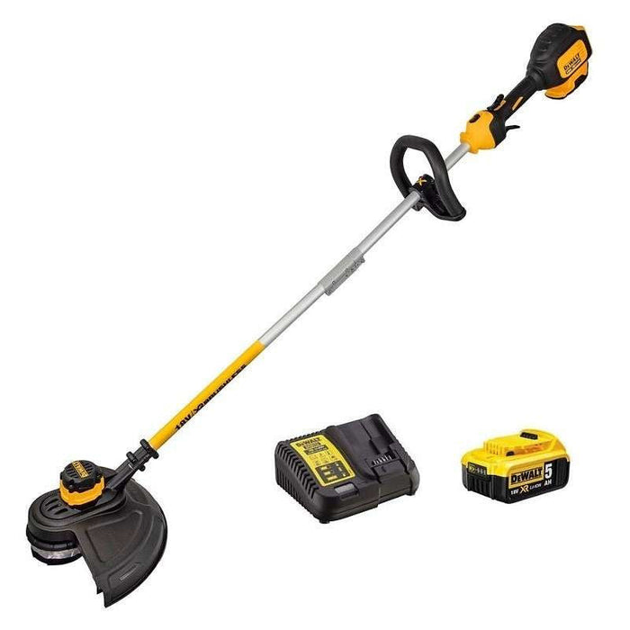 Akku-Rasentrimmer 33 cm 18V DEWALT DCM561P1-QW Brushless mit Ladegerät und 5,0-Ah-Akku