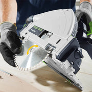 Festool - Tauchsäge TS 55 FEBQ-Plus-FS mit Kreissägeblatt Wood Fine WD42 und einer Führungsschiene FS 1400/2 - 577010