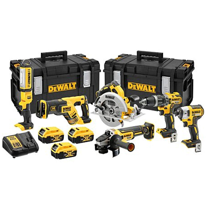 6-Maschinen-Set DEWALT DCK623P3-QW XR 18V 5Ah Li-Ion