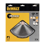 Kreissägeblatt Ø250x30 mm 60 Zähne DEWALT DT4351-QZ Extreme Workshop