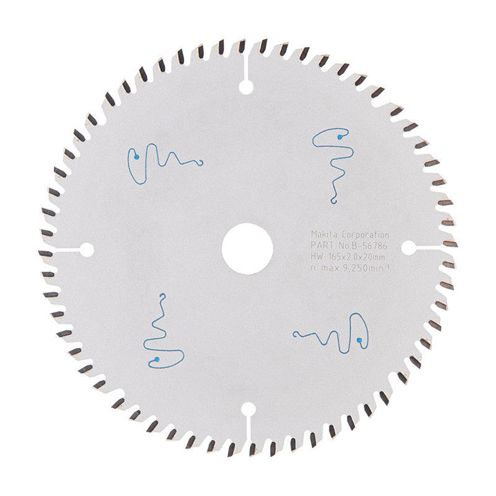 Spezielles TCT-Kreissägeblatt MAKITA B-56786 165x20mm, 60 Zähne