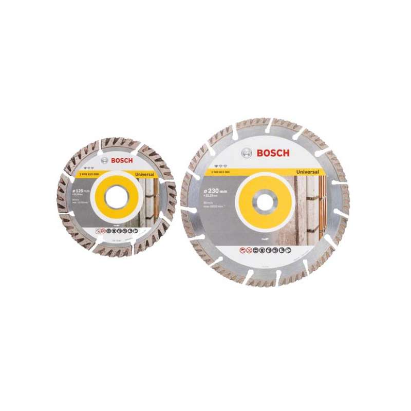 2er-Set Diamanttrennscheiben Bosch Professional 06159975H9 125mm/230mm speziell für Mauerwerk