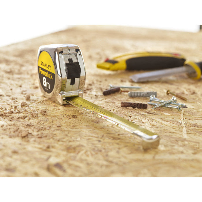 Maßband Powerlock Classic ABS STANLEY 1-33-198 8 m x 25 mm