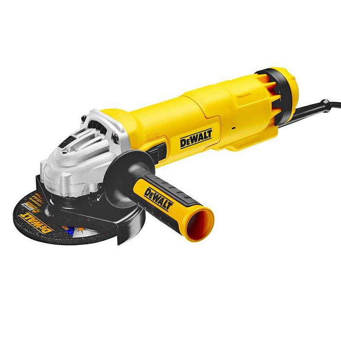 Winkelschleifer Ø125mm 1400W DEWALT DWE4237-QS Schiebeschalter und Wiederanlaufschutz