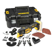 Oszillierendes Akku-Multifunktionswerkzeug 18V DEWALT DCS355NT-XJ Brushless mit Koffer und 32 Zubehörteilen