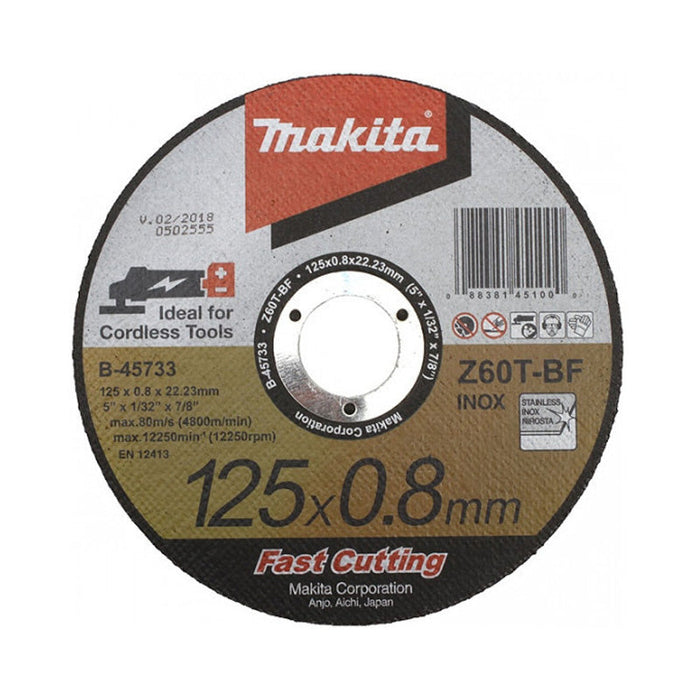 Trennscheibe für Metall und Edelstahl für Akku-Winkelschleifer MAKITA E-22953