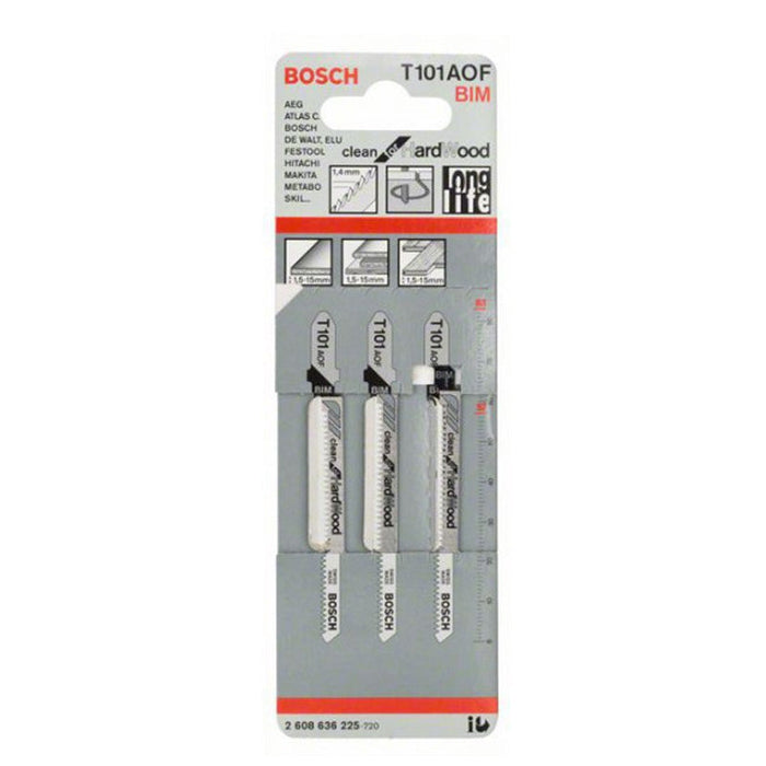 Stichsägeblatt PRO Hardwood clean curve T101AOF Bosch Pro - 2608636225