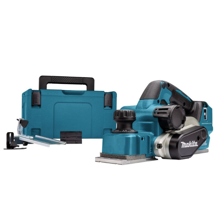 Hobel 82mm 18V LXT ® MAKITA DKP181ZJU im MAKPAC + AWS-Chip