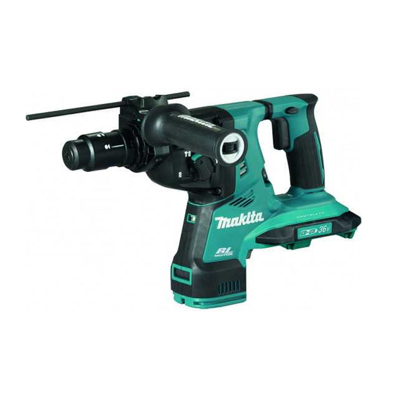 Bohrhammer SDS+ 26mm Brushless 36V LXT ® MAKITA DHR281ZWJ im MAKPAC mit Absaugsystem