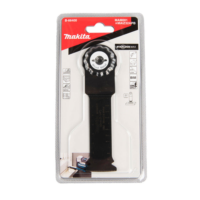 Makita B-66400 Tauchsägeblatt Starlock Max 32 mm BIM für Holz und Metall