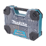 Makita E-22604 Bohrer- und Bit-Set, 104-teilig