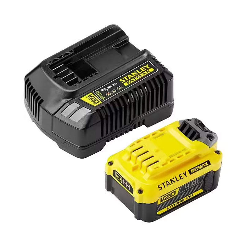 Starter-Kit Ladegerät 2 A + 1 Akku 18V 4 Ah - SFMCB14M1-QW STANLEY FATMAX V20
