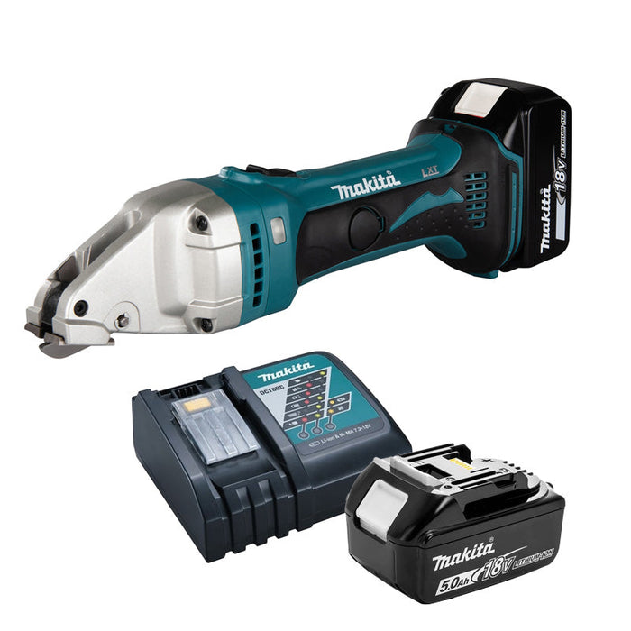 Akku-Blechschere 2x5Ah 18V LXT ® MAKITA DJS161RTJ im MAKPAC