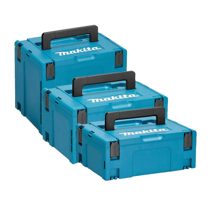 3er-Set MAKITA MAKPAC Transportkoffer Größe 2 - 3 - 4