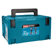 2er-Set MAKITA DLX2423AJ - 18V mit Bohrmaschine DDF487 + Akku-Schlagschrauber DTD157 + 2 Akkus 2Ah + Ladegerät