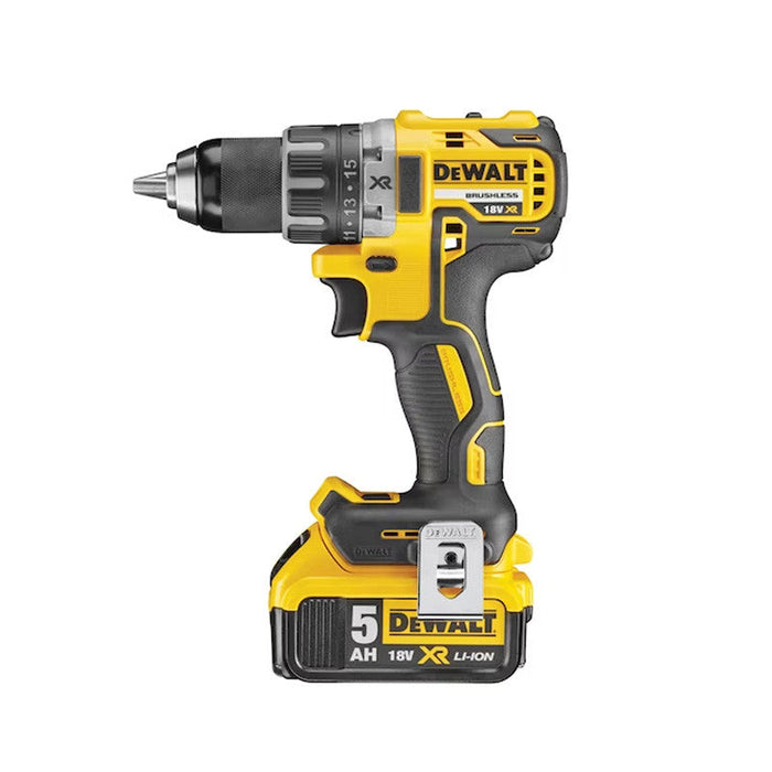 3er-Set SDS-plus Bohrhammer, 125-mm-Winkelschleifer und kompakter Akku-Bohrschrauber DEWALT DCK327P2T (DCH263 / DCG405 / DCD791)
