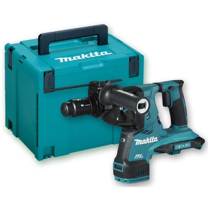 Bohrhammer MAKITA DHR281ZJ SDS-Plus 36V (2x18V) Li-Ion 28mm (ohne Akku verkauft) mit MakPac-Koffer