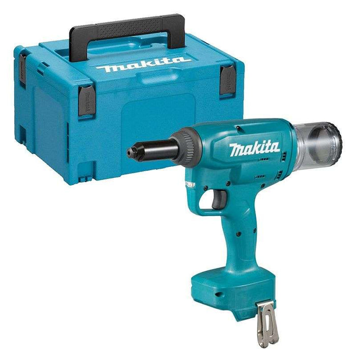 Akku-Blindnietgerät Niet Ø4,8mm 18V LXT ® MAKITA DRV150ZJ im MAKPAC