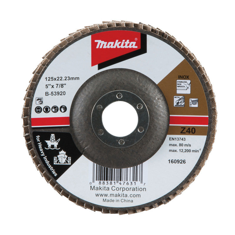 Fächerschleifscheibe MAKITA B-53920 125 Z40