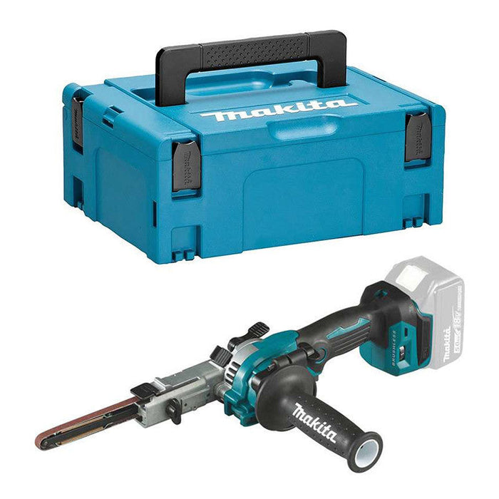 Bandschleifer MAKITA DBS180ZJ 18V (ohne Akku verkauft) mit Koffer