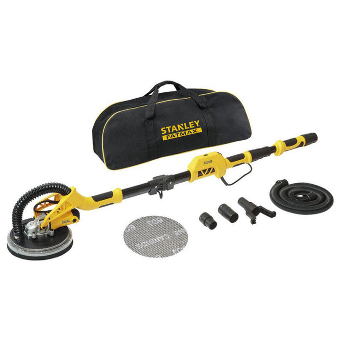 Teleskop-Langhalsschleifer mit 225-mm-Schleifteller für Trockenbauer STANLEY SFMEE500S FATMAX - 750 W