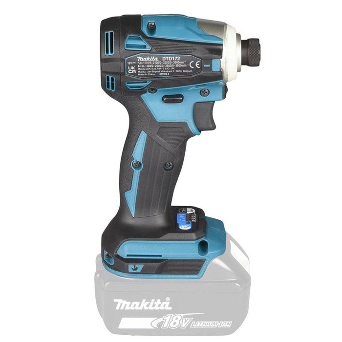 Akku-Schlagschrauber LXT® MAKITA DTD172Z 18 V Li-Ion – 8 Modi – 180 Nm (nur Gerät)