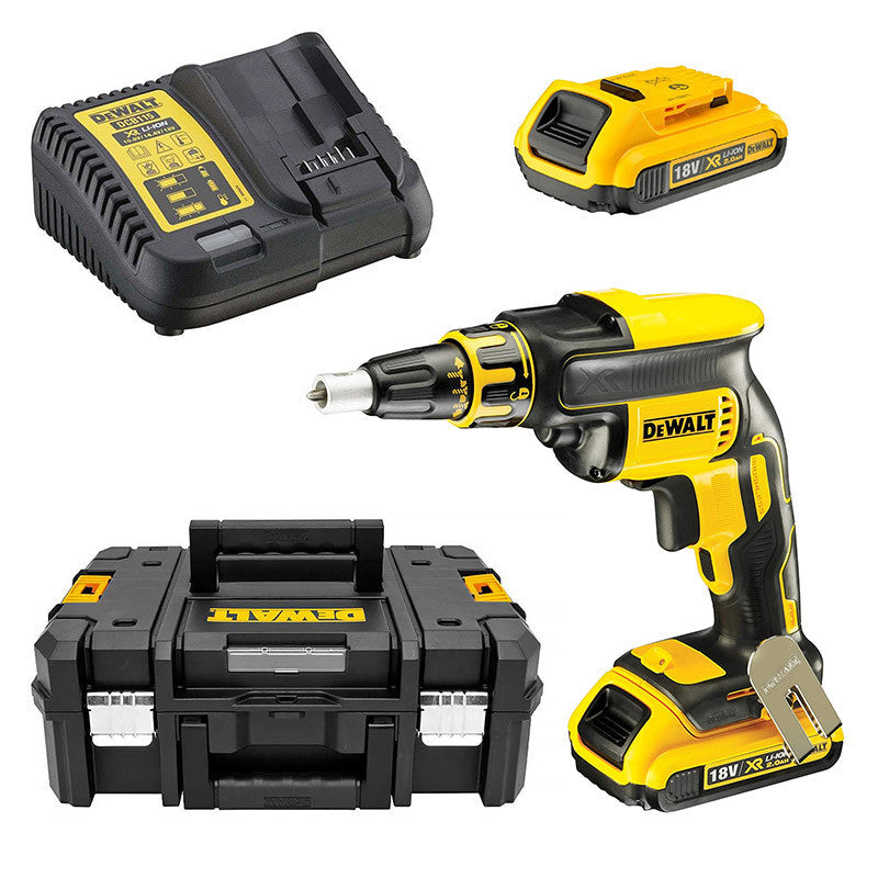 Trockenbauschrauber DEWALT DCF620D2-QW 18V (2 x 2Ah) Li-Ion im Koffer