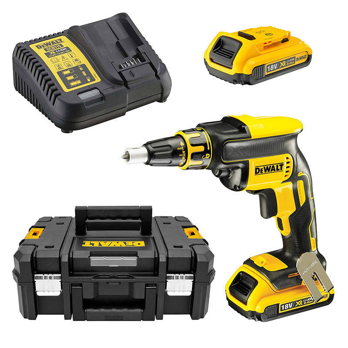 Trockenbauschrauber DEWALT DCF620D2-QW 18V (2 x 2Ah) Li-Ion im Koffer